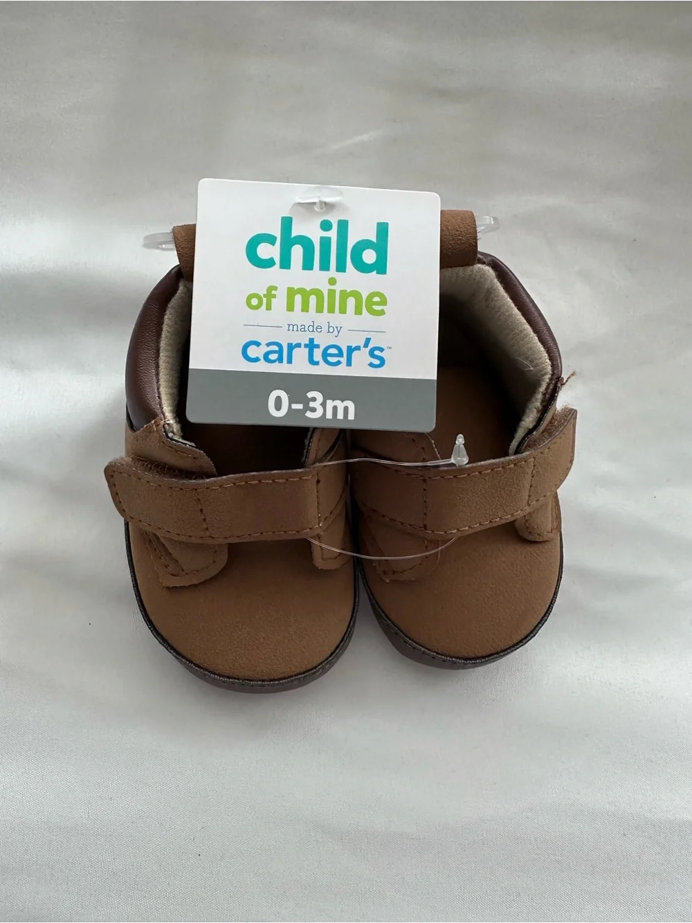 Carter's Child Of Mine Brown Worker Boots Baby Boy Size 0-3 months NEW